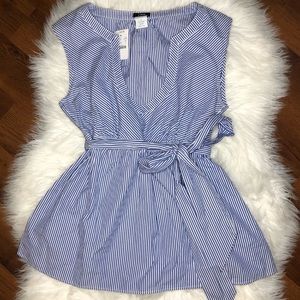 NWT J CREW STRIPE TOP SIZE 2